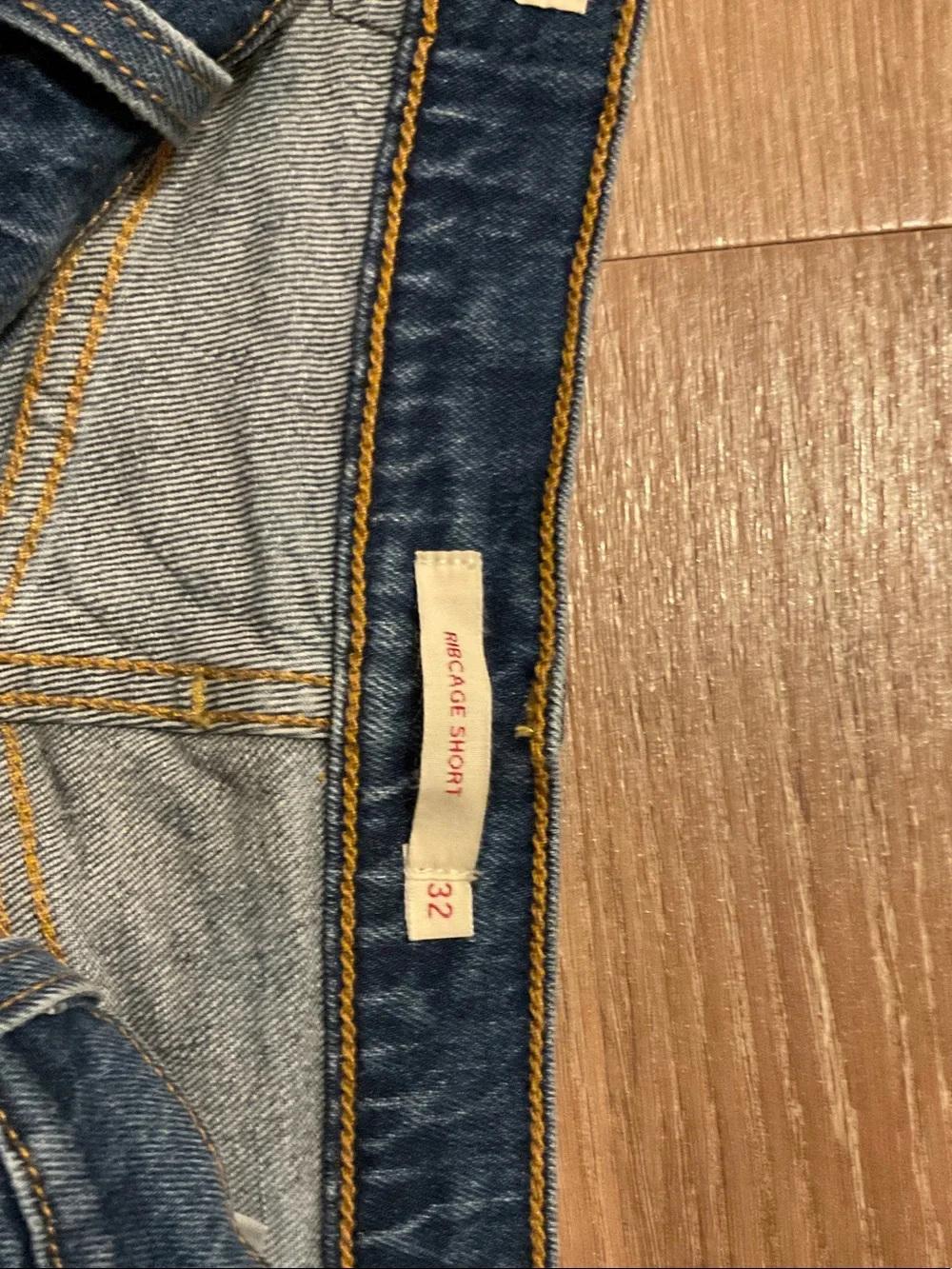 Levi's Blue Denim Cutoff Shorts for Men